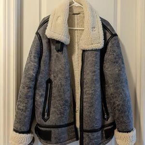 Zara sherpa jacket